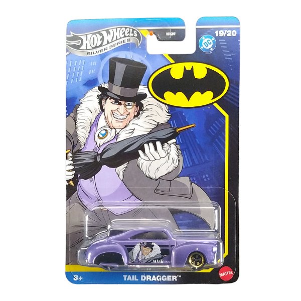 Hot Wheels Silver Series Batman Tail Dragger JBY25