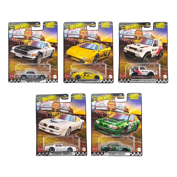 Hot Wheels Premium Boulevard 131 a 135 Set C/ 05 GJT68