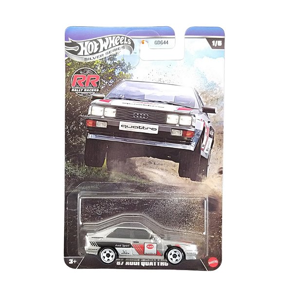 Hot Wheels Silver Series 87 Audi Quattro JKX61