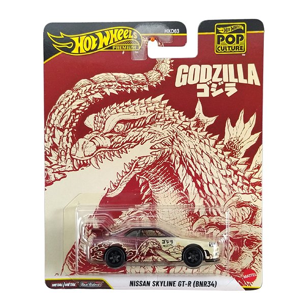 Hot Wheels Premium Pop Culture Nissan Skyline GTR Godzilla
