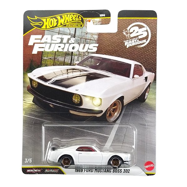 Hot Wheels Premium Velozes e Furiosos 69 Mustang Boss 302