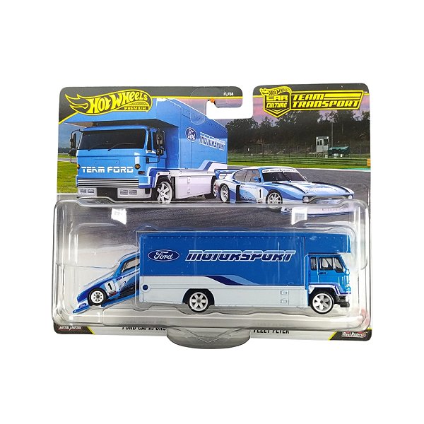 Hot Wheels Team Transport Ford Capri GR5 & Fleet Flyer