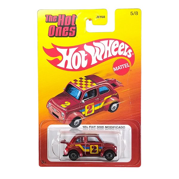 Hot Wheels Temáticos The Hot Ones 60s Fiat 500D Modif JKX44