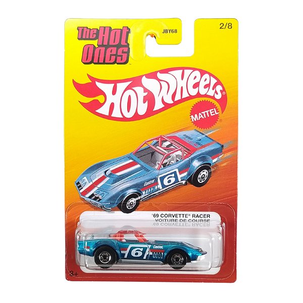 Hot Wheels Temáticos The Hot Ones 69 Corvette Racer JKX41