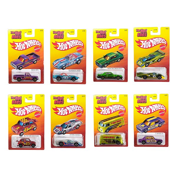 Hot Wheels Temáticos The Hot Ones 2026 Kombi Doura Set c/ 08