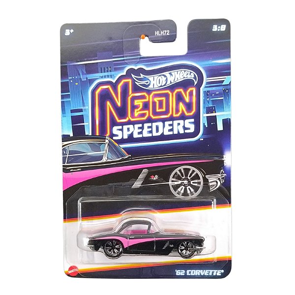 Hot Wheels Neon Speeders 62 Corvette JKX95