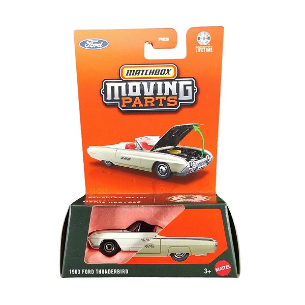 Matchbox Moving Parts 1963 Ford Thunderbird JHV64
