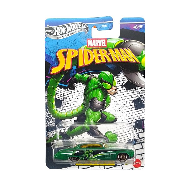 Hot Wheels Silver Series Spider-Man Fishd & Chipd JKX28