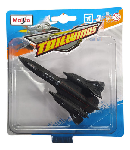 Maisto Avião Tailwinds 1:125 Sr-71 Blackbird