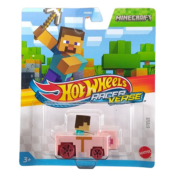 Hot Wheels Racer Verse Steve Minecraft JCV85