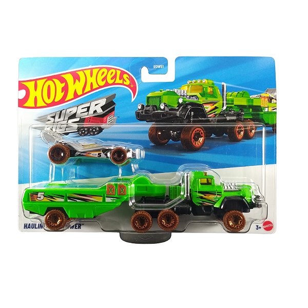 Hot Wheels Caminhão Transportador Haulin Horsepower JDJ60