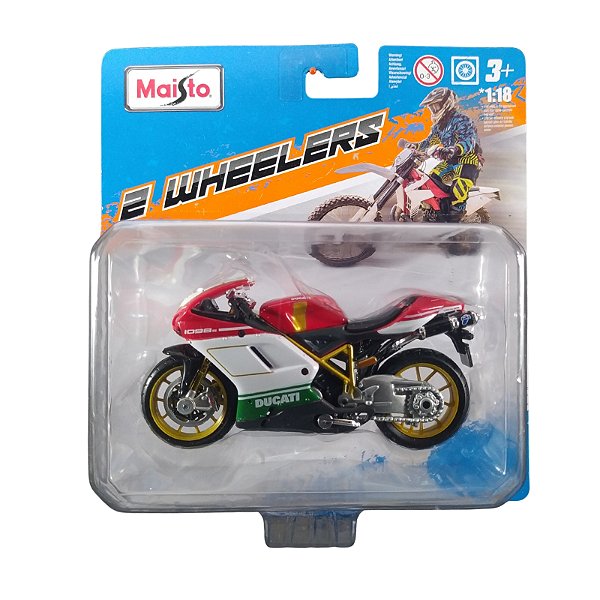 Maisto 2 Wheelers Moto 1:18 Ducati 1098 S Tricolore