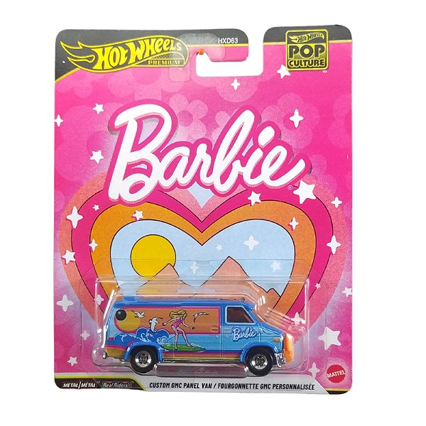 Hot Wheels Premium Pop Culture Custom GMC Panel Van Barbie