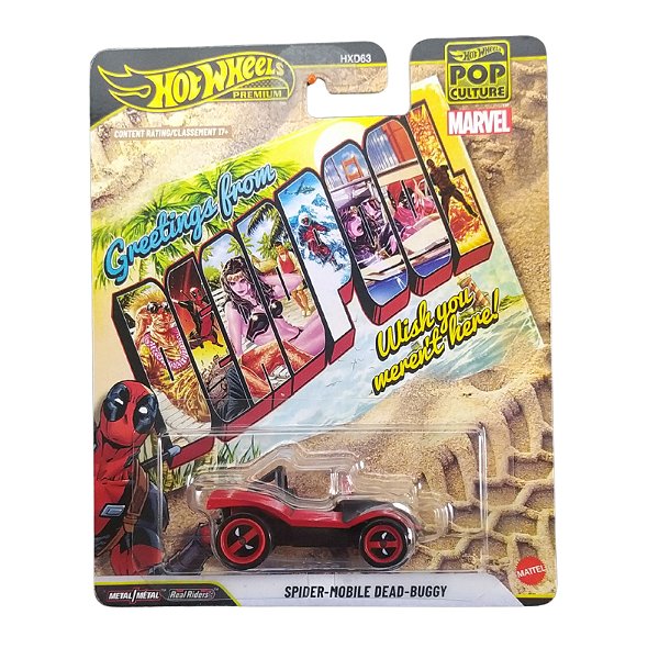 Hot Wheels Premium Pop Culture Spider-Mobile Dead-Buggy