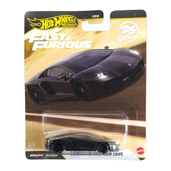 Hot Wheels Premium Velozes e Furiosos Lamborghini Aventador