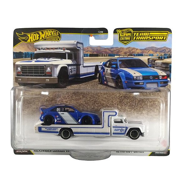 Hot Wheels Team Transport Volkswagen Corrado VR6 & Retro Rig