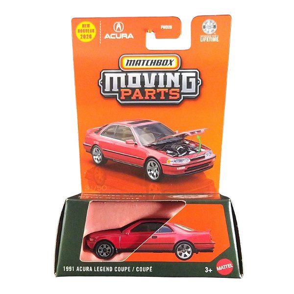 Matchbox Moving Parts 1991 Acura Legend Coupe JHV39
