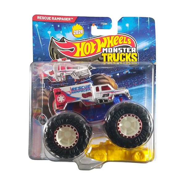 Hot Wheels Monster Trucks 1:64 Rescue Rampager JHY29