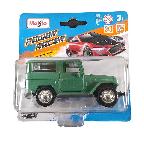 Maisto Power Racer 1:43 1960 Toyota Land Cruiser FJ40 Verde