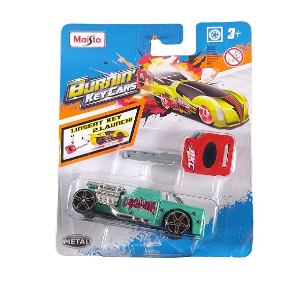Maisto Burning Key Cars Chave Lançadora Leadslinger