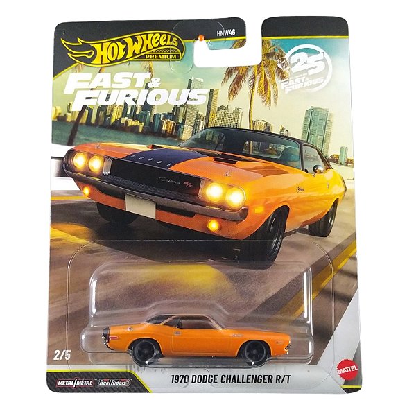 Hot Wheels Premium Velozes e Furiosos 70 Dodge Challenger RT