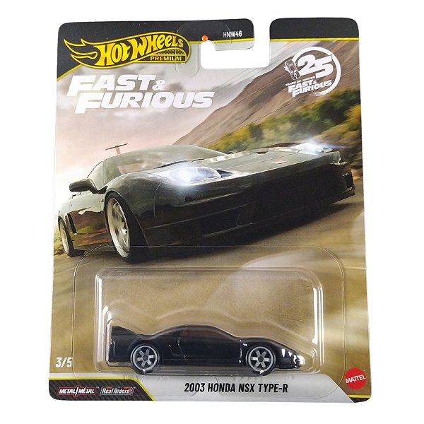 Hot Wheels Premium Velozes e Furiosos 2003 Honda NSX Type-R