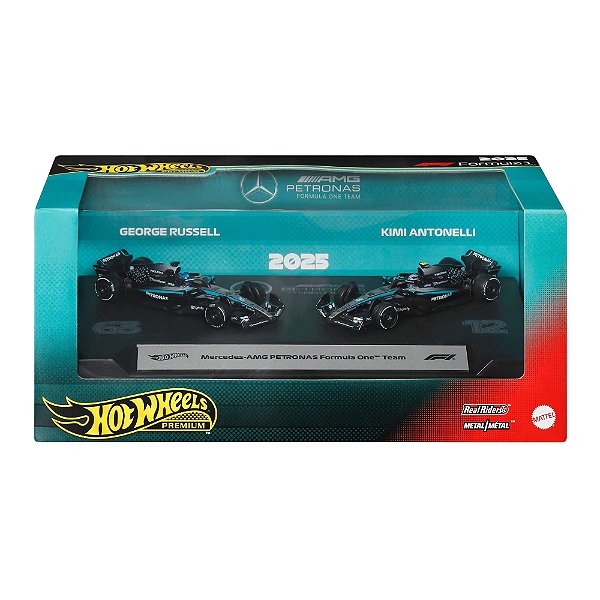 Hot Wheels Premium F1 Pack c/ 2 2025 Mercedes-AMG JMM93