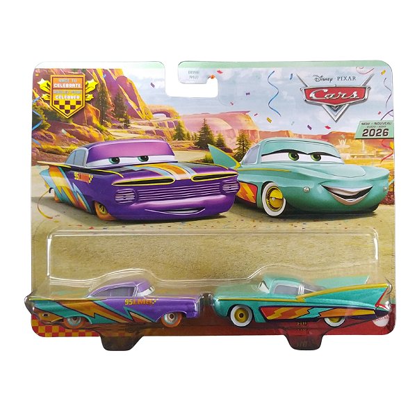 Miniatura Disney Cars Pack c/ 2 Ramon & Flo