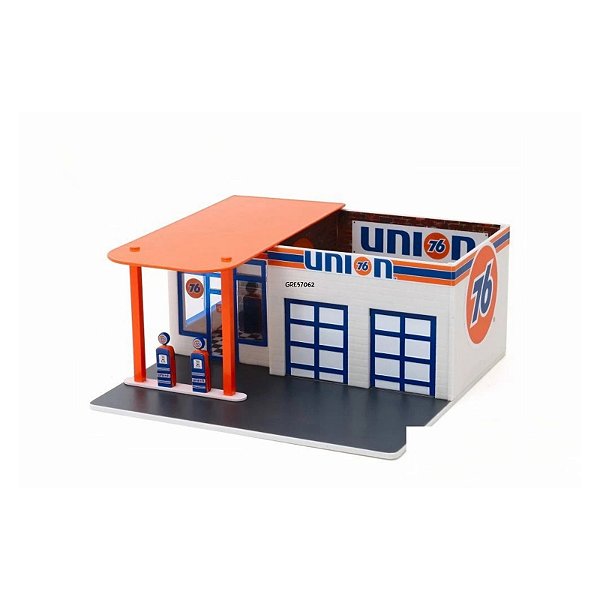 Diorama Posto Union 76 GreenLight Vintage 1:64
