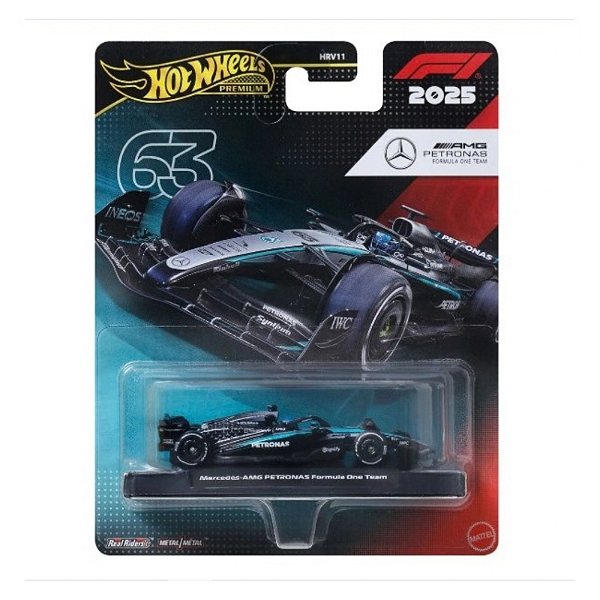 Hot Wheels Premium F1 2025 Mercedes-AMG Petronas #63 JKD80