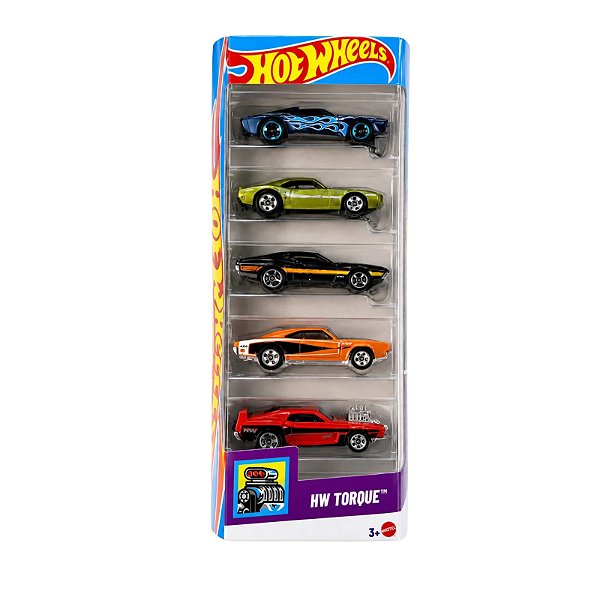 Hot Wheels Pacote c/ 05 HW Torque JKG14
