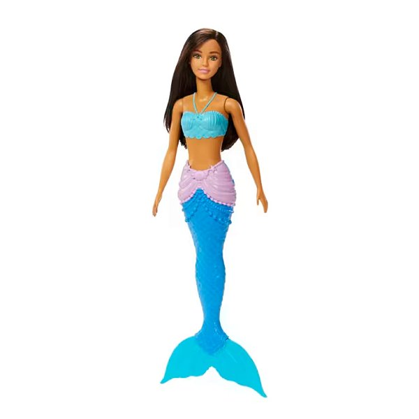 Boneca Barbie Fantasy Sereia Morena Mattel