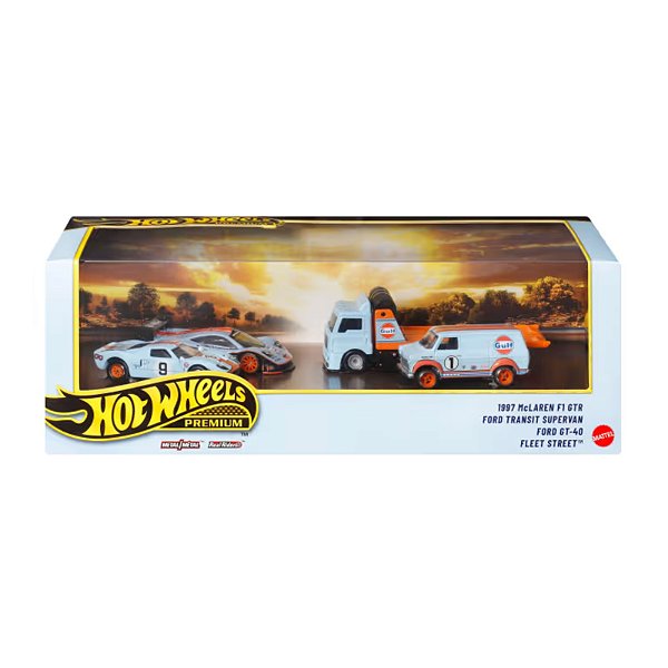 Hot Wheels Premium Collector Set Diorama Gulf JHW43