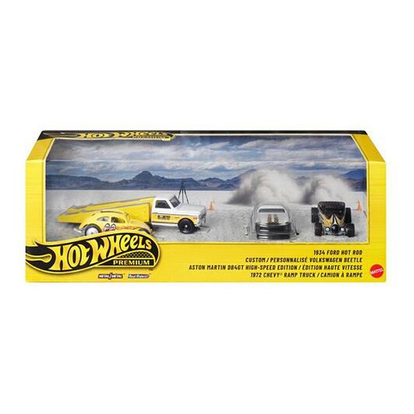 Hot Wheels Premium Collector Set Diorama Mooneyes JHW45