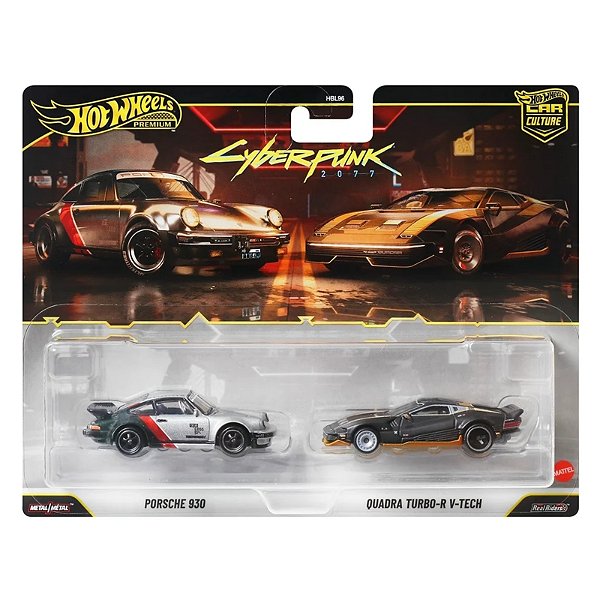 Hot Wheels Premium Porsche 930 & Quadra Turbo JHW53