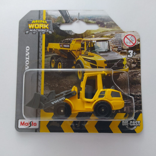 Maisto Mini Work Machines 1:64 Volvo Carregadeira