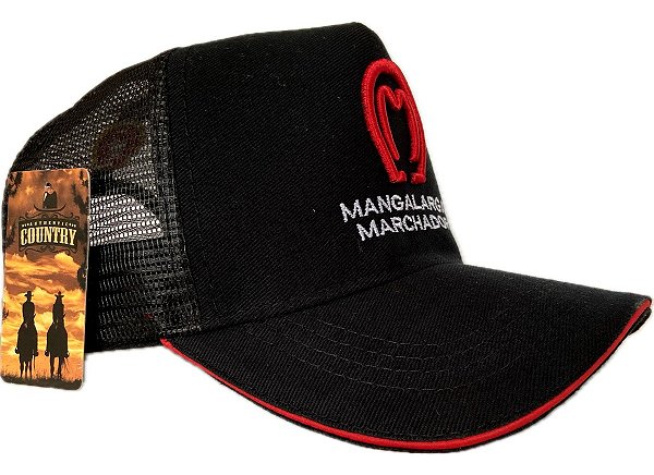 Boné Mangalarga Preto - SE514