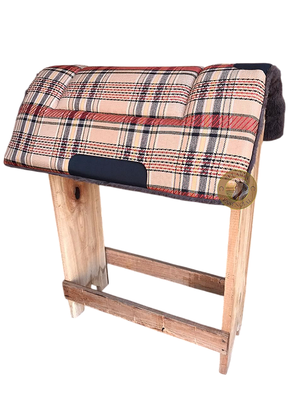 Manta Quarto de Milha Xadrez Marrom - SE32