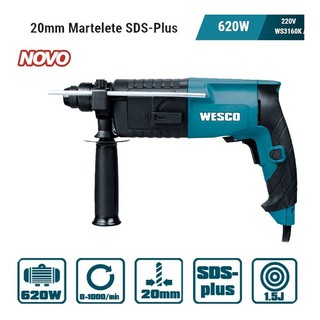Furadeira Martelete Sds Plus Wesco WS3160k 620W - Wesco