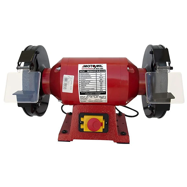 Moto Esmeril 1HP Mono MM-100I 220V Garthen - Motomil