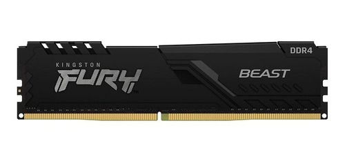 Memória Kingston Fury Beast 8gb 2666mhz DDR4 Cl16 Preto