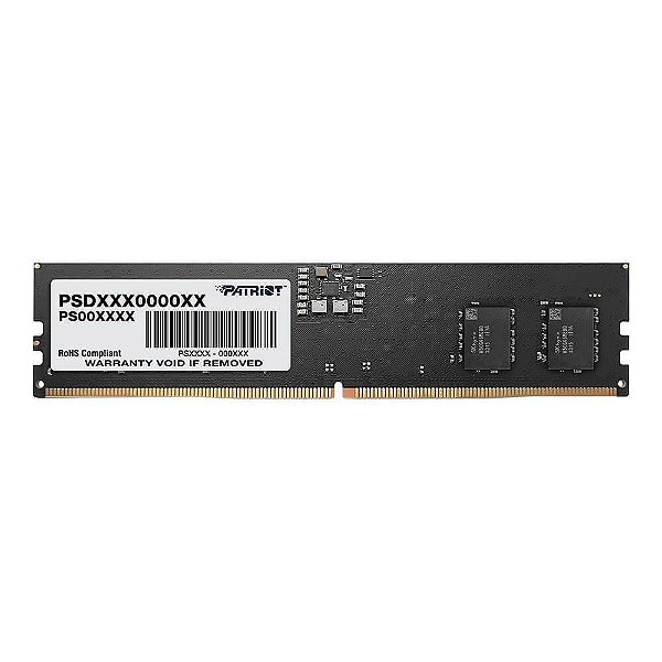 Memória Patriot 4GB 2666MHz DDR4 Preto - PSD44G266681