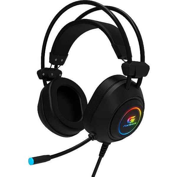 Headset Gamer Fortrek Crusader RGB Drives 50mm P2 E USB - 70555