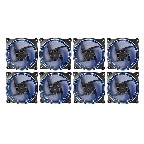 Kit 8 Cooler Fan Galax Vortex Wind-02 ARGB 120mm Preto