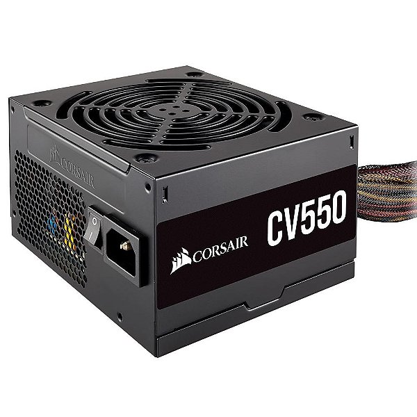 Fonte Corsair CV550 550W 80 Plus Bronze PFC Ativo - CP-9020210-BR