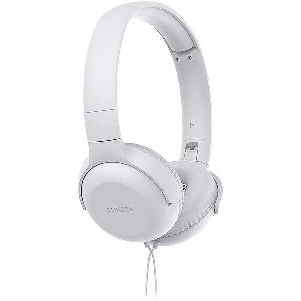 Fone De Ouvido Philips Headphone  20.000Hz Com Microfone Branco - Tauh201wt/00