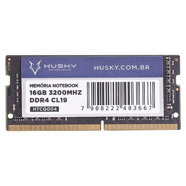 Memória Para Notebook Husky Technologies 16GB 3200MHz DDR4 CL19 - HTCQ004