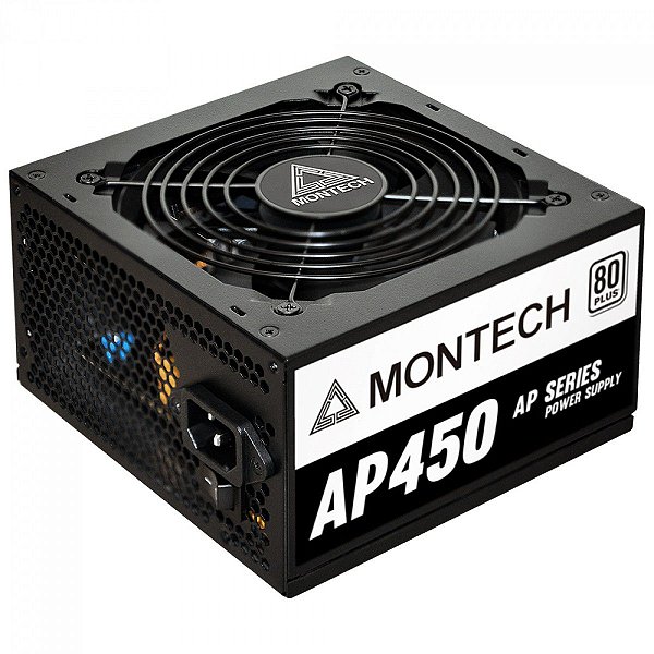 Fonte Montech 450W 80 Plus White PFC Ativo - AP450