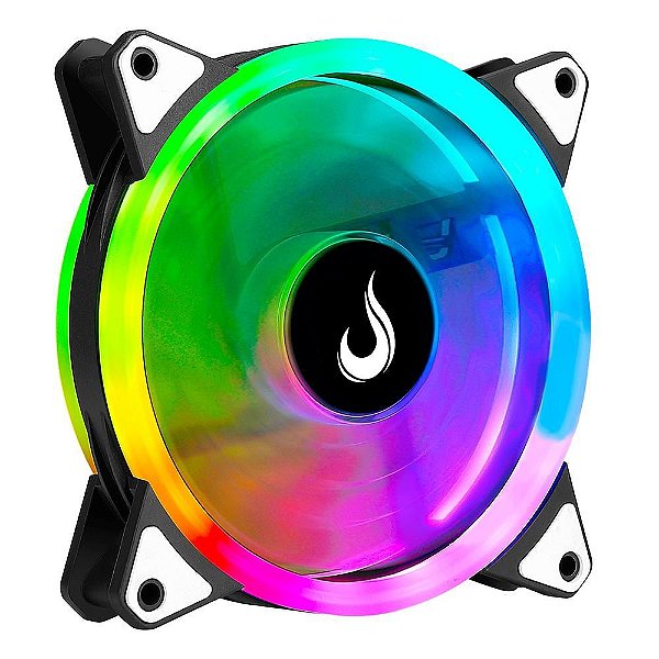 Cooler Fan Rise Mode Galaxy Motherboard ARGB 120mm Preto - RM-MB-01-5V