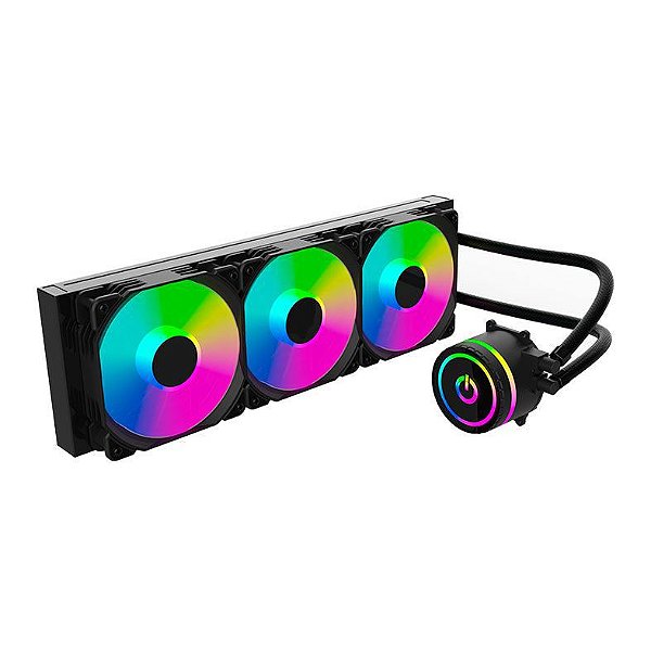 Water Cooler One Power Spectra 360MM ARGB AMD Intel Preto - SPECTRA-360-WC-502